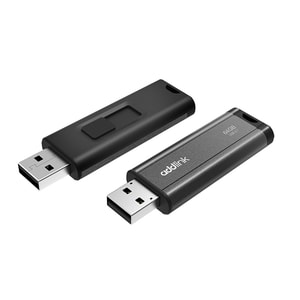 Memorie USB ADDLINK U65, 64GB, USB 3.1, gri metalic