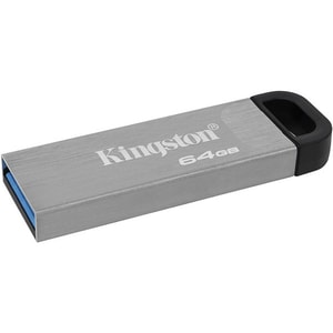 Memorie USB KINGSTON DataTraveler Kyson DTKN/64GB, 64GB, USB 3.2, argintiu
