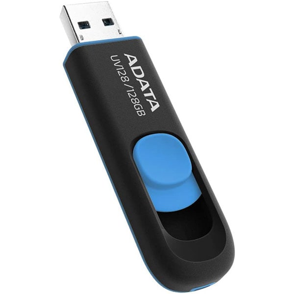 Memorie USB ADATA UV128, 128GB, USB 3.2 Gen1, negru-albastru