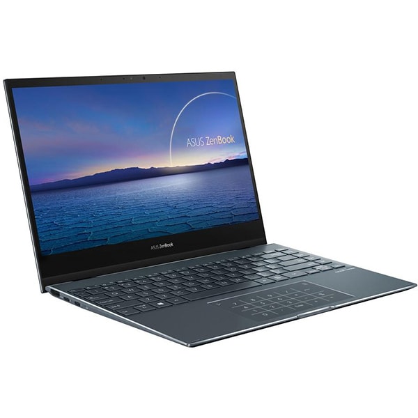 Laptop 2 in 1 ASUS ZenBook Flip 13 OLED UX363EA-HP186R, Intel Core i5-1135G7 pana la 4.2GHz, 13.3" Full HD Touch, 8GB, SSD 512GB, Intel Iris Xe, Windows 10 Pro, gri