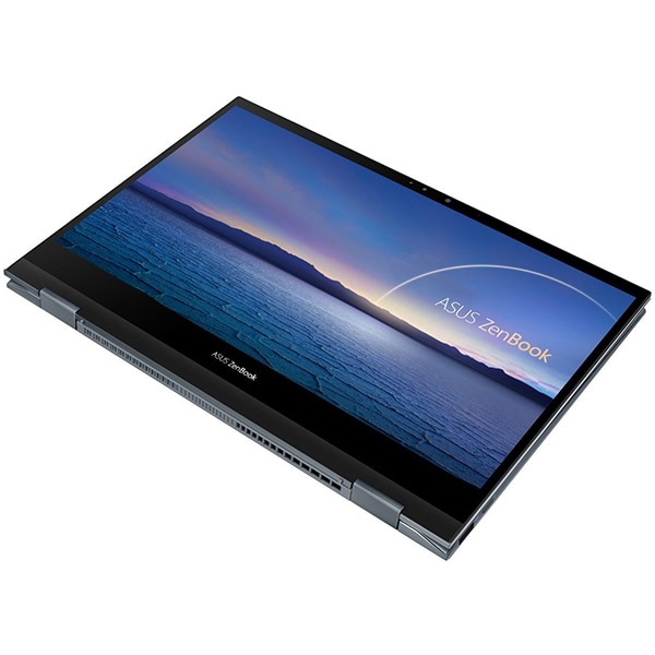 Laptop 2 in 1 ASUS ZenBook Flip 13 OLED UX363EA-HP186R, Intel Core i5-1135G7 pana la 4.2GHz, 13.3" Full HD Touch, 8GB, SSD 512GB, Intel Iris Xe, Windows 10 Pro, gri