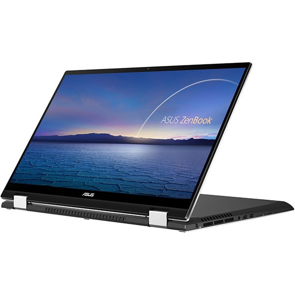 Laptop 2 in 1 ASUS Zenbook Flip 15 OLED UX564EI-H2052W, Intel Core i7-1165G7 pana la 4.7GHz, 15.6" 4K Touch, 16GB, SSD 1TB, Intel Iris Xe Graphics, Windows 11 Home, gri