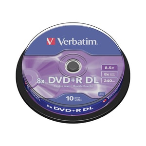 DVD+R VERBATIM VB020203, 8x,  8.5GB, 10 buc