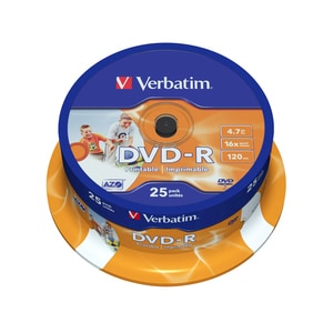 DVD-R VERBATIM VB1013, 16x,  4.7GB, 25 buc