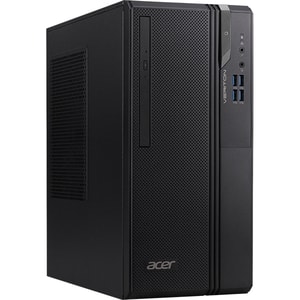 Sistem Desktop ACER Veriton Essential ES2740G, Intel Core i3-10100 pana la 4.3GHz, 8GB, SSD 256GB + HDD 1TB, Intel UHD Graphics 630, Windows 10 Home