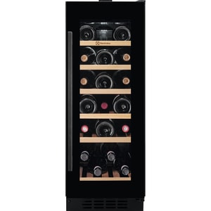 Racitor de vinuri incorporabil ELECTROLUX  EWUS020B5B, 20 sticle, H 82 cm, Clasa G, negru