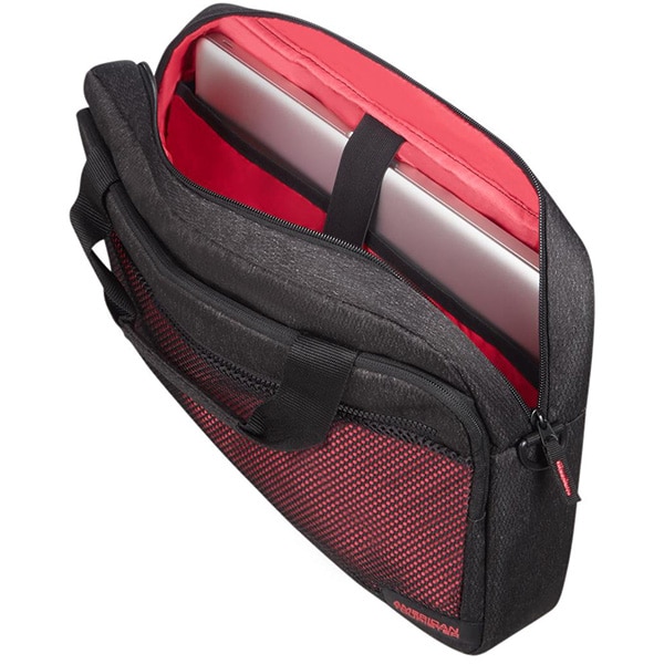 Geanta laptop AMERICAN TOURISTER Sporty Mesh-002. 15.6", antracit-roz