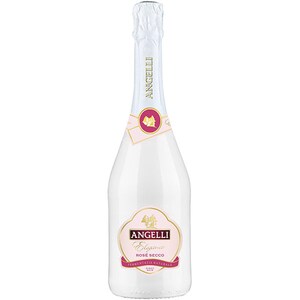 Vin spumant rose sec Angelli Elegance Rose Secco Pinot Noir, 0.75L, bax 6 sticle