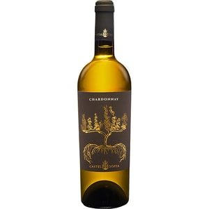 Vin alb sec Crama Maximarc  Castel Sofia Chardonnay 2018, 0.75L