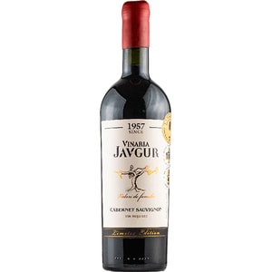 Vin rosu secc Vinaria Javgur Cabernet Sauvignon 2018, 0.75L
