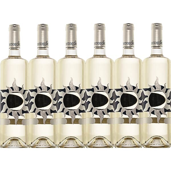 Vin alb sec Crama Hermeziu Chardonnay 2019, 0.75L, bax 6 sticle