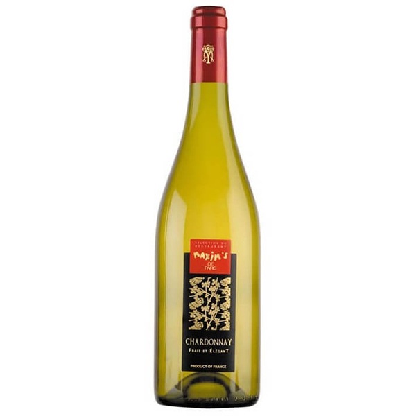 Vin alb sec Maxim's de Paris Chardonnay, 0.75L
