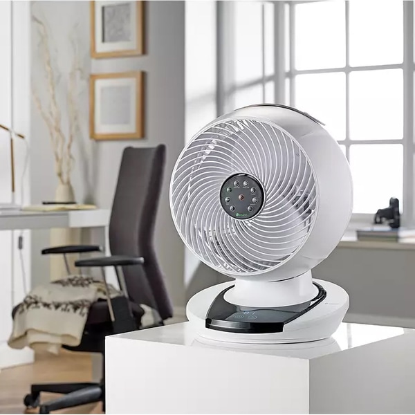 Ventilator de birou MEACO Fan 1056, 12 trepte de viteza, 30cm, 23.5W, alb