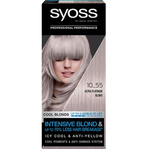 Vopsea de par SYOSS Cool Blonds, 10-55 Ultraplatinum Blond, 115ml