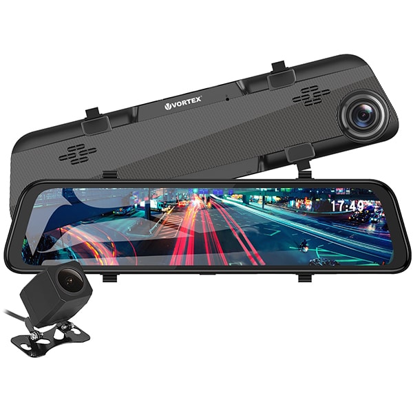 Middle Extremely important if you can Camera auto duala DVR VORTEX VO2105 , FHD, 11.66", negru