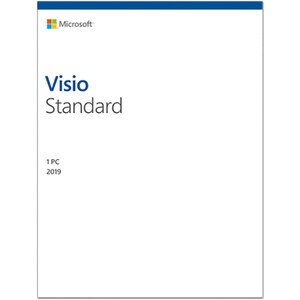 Licenta electronica Microsoft Visio 2019 Standard, 1 dispozitiv, ESD