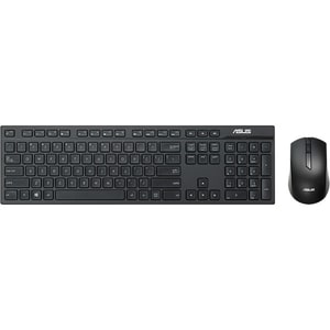 Kit tastatura si mouse Wireless ASUS W2500, USB, negru