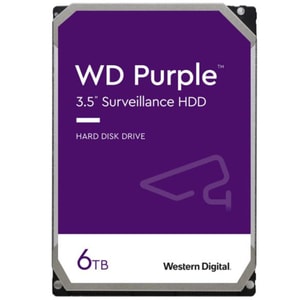 Hard Disk WD Purple Surveillance, 6TB, 5640 RPM, SATA3, 128 MB, WD62PURZ