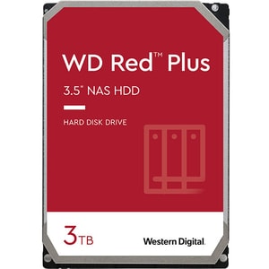 Hard Disk NAS WD Red Plus, 3TB, 5400 RPM, SATA3, 128MB, WD30EFZX