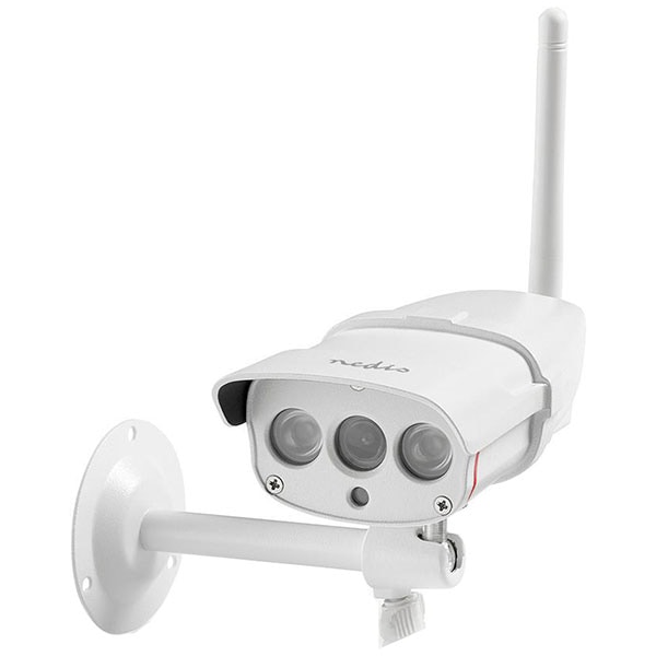 Camera IP Wireless NEDIS WIFICO030CWT, Full HD 1080p, IR, Night Vision, alb