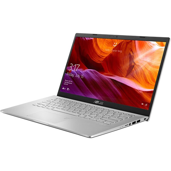 Laptop ASUS X409FA-BV621, Intel Core i3-10110U pana la 4.1GHz, 14" HD, 8GB, SSD 256GB, Intel UHD Graphics, Free Dos, Transparent Silver