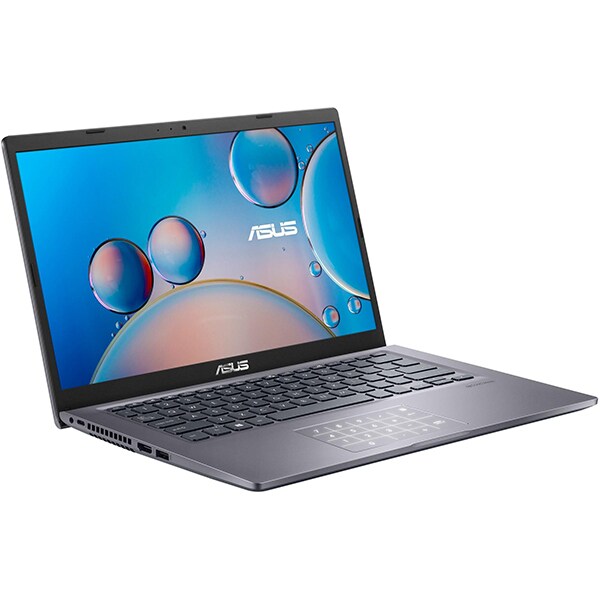 Laptop ASUS X415MA-EB548, Intel Celeron N4020 pana la 2.8GHz, 14" Full HD, 4GB, SSD 256GB, Intel UHD Graphics 600, Free Dos, gri