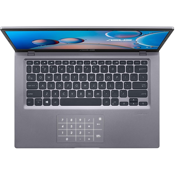 Laptop ASUS X415EA-EB531, Intel Core i3-1115G4 pana la 4.1GHz, 14" Full HD, 8GB, 1TB + SSD 128GB, Intel UHD Graphics, Free Dos, gri
