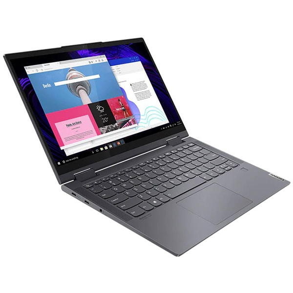 Laptop 2 in 1 LENOVO Yoga 7 14ITL5, Intel Core i5-1135G7 pana la 4.2GHz, 14" Full HD Touch, 16GB, SSD 1TB, Intel Iris Xe Graphics, Windows 10 Home, gri