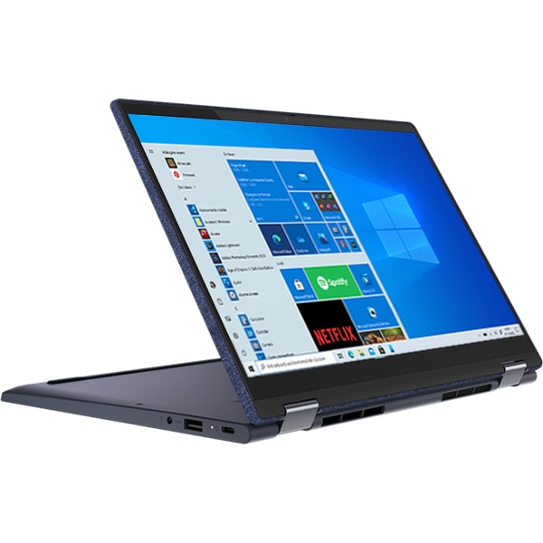 Laptop 2 in 1 LENOVO Yoga 6 13ARE05, AMD Ryzen 5 4500U pana la 4.0GHz, 13.3" Full HD Touch, 16GB, SSD 512GB, AMD Radeon Graphics, Windows 10 Home, Abyss Blue