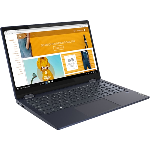 Laptop 2 in 1 LENOVO Yoga 6 13ARE05, AMD Ryzen 5 4500U pana la 4.0GHz, 13.3" Full HD Touch, 16GB, SSD 1TB, AMD Radeon Graphics, Windows 10 Home, Abyss Blue