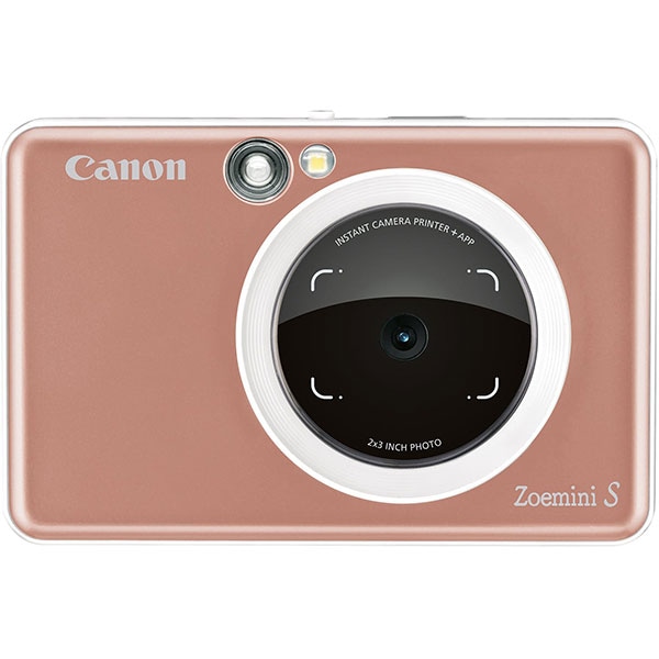 Aparat foto instant CANON Zoemini S, 30 hartii, roz-gold