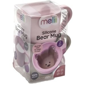 Set 2 cani MELII Urs ML13455, 200ml, mov-roz