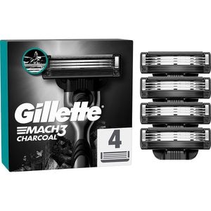 Rezerve aparat de ras GILLETTE Mach 3 Charcoal, 4 bucati