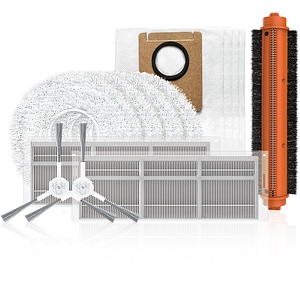 Kit EZVIZ CSRAKIT12: perie principala + 2 perii laterale + panza de mop + 2 filtre de inalta eficienta + 4 saci de praf