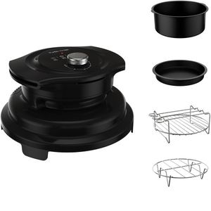 Accesoriu pentru prajit TEFAL Turbo Crisp LF101810, argintiu-negru
