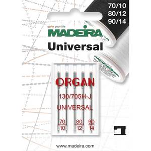 Set ace universale MADEIRA 9459, 5 buc, finete 70/10-80/12-90/14