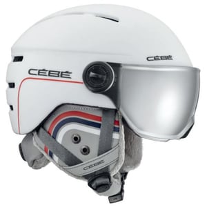 Casca ski CEBE Fireball Junior, 49-51 cm, alb-gri