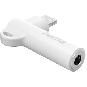 Adaptor audio HAMA 201700, Lightning - Jack 3.5mm, alb
