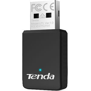 Adaptor USB Wireless TENDA U11 AX900, Dual-Band 286 + 600 Mbps, negru
