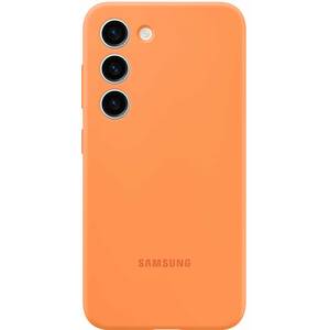 Husa telefon SAMSUNG Silicone Case pentru Galaxy S23, EF-PS911TOEGWW, Orange