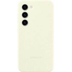 Husa telefon SAMSUNG Silicone Case pentru Galaxy S23, EF-PS911TUEGWW, Cream