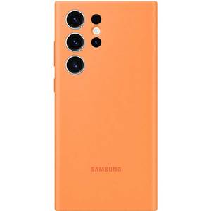 Husa telefon SAMSUNG Silicone Case pentru Galaxy S23 Ultra, EF-PS918TOEGWW, Orange