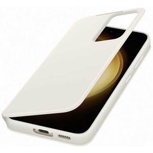 Husa SAMSUNG Smart View Wallet pentru Galaxy S23, EF-ZS911CUEGWW, Cream