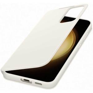 Husa SAMSUNG Smart View Wallet pentru Galaxy S23 Plus, EF-ZS916CUEGWW, Cream
