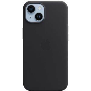 Carcasa Leather Case cu MagSafe - Midnight pentru APPLE iPhone 14, MPP43ZM/A