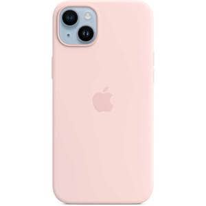 Husa telefon APPLE Silicone Case cu MagSafe - Chalk Pink pentru iPhone 14, MPRX3ZM/A