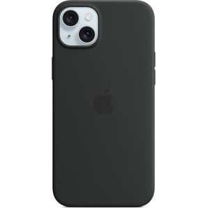 Husa telefon APPLE iPhone 15 Plus Silicone Case cu MagSafe - Black, MT103ZM/A
