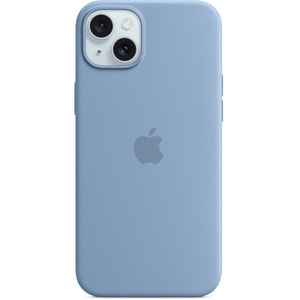 Husa telefon APPLE iPhone 15 Plus Silicone Case cu MagSafe - Winter Blue, MT193ZM/A