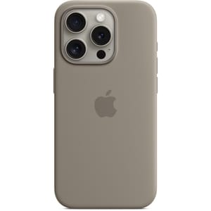 Husa telefon APPLE iPhone 15 Pro Silicone Case cu MagSafe - Clay, MT1E3ZM/A