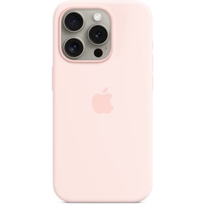 Husa telefon APPLE iPhone 15 Pro Silicone Case cu MagSafe - Light Pink, MT1F3ZM/A